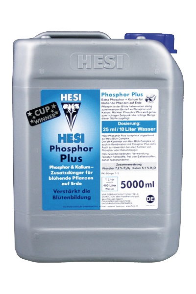Hesi Phosphor Plus 5L (Blüte/Erde) Hesi Phosphor Plus 5L